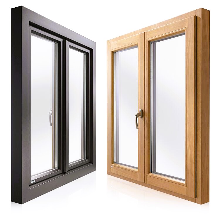 پنجره های چوبی یا آلومینیومی