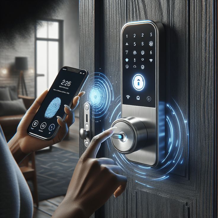 درب آلومینیومی با امنیت بیومتریک