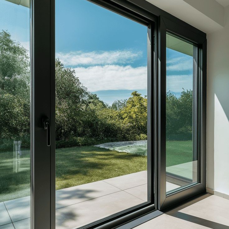 پنجره آلومینیومی با کنترل خودکار نور