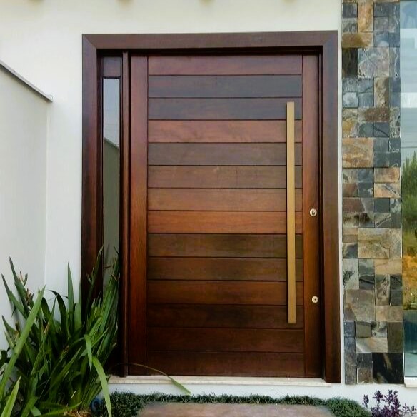 درب آلومینیومی تلفیقی با چوب