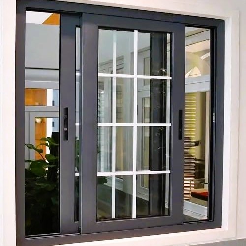 پنجره آلومینیومی دوجداره ریلی