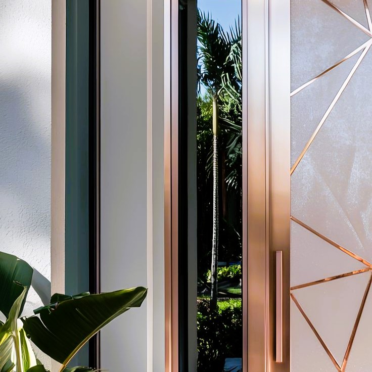 درب آلومینیومی طرح کلاسیک لوکس