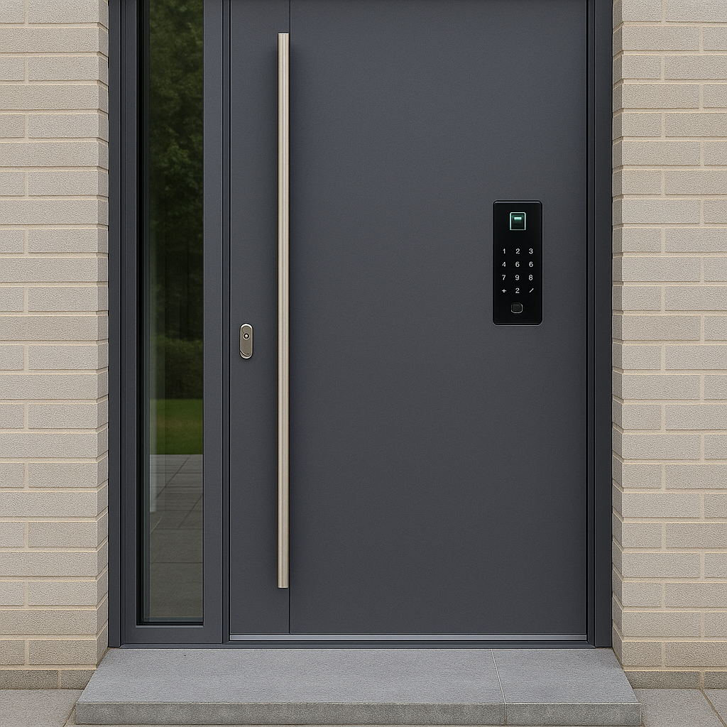 درب آلومینیومی با کنترل‌هوشمند