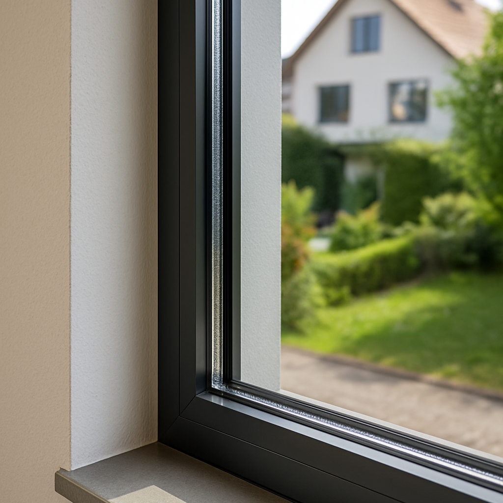 پنجره آلومینیومی با شیشه‌دوجداره