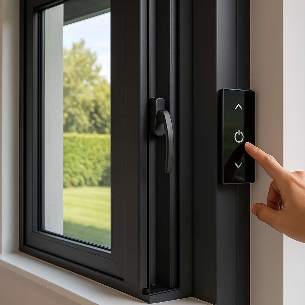 پنجره آلومینیومی هوشمند مدرن