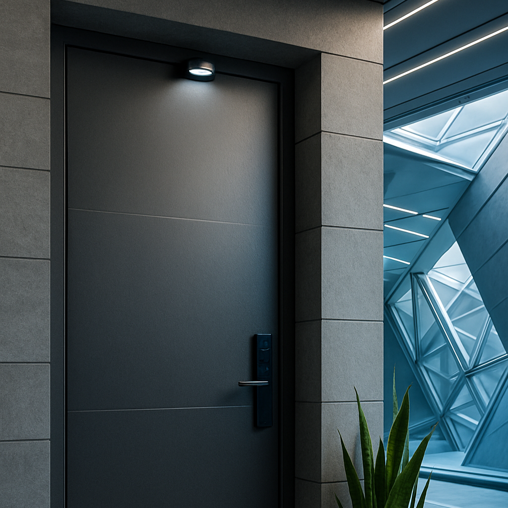 درب آلومینیومی با پوشش ضد خش