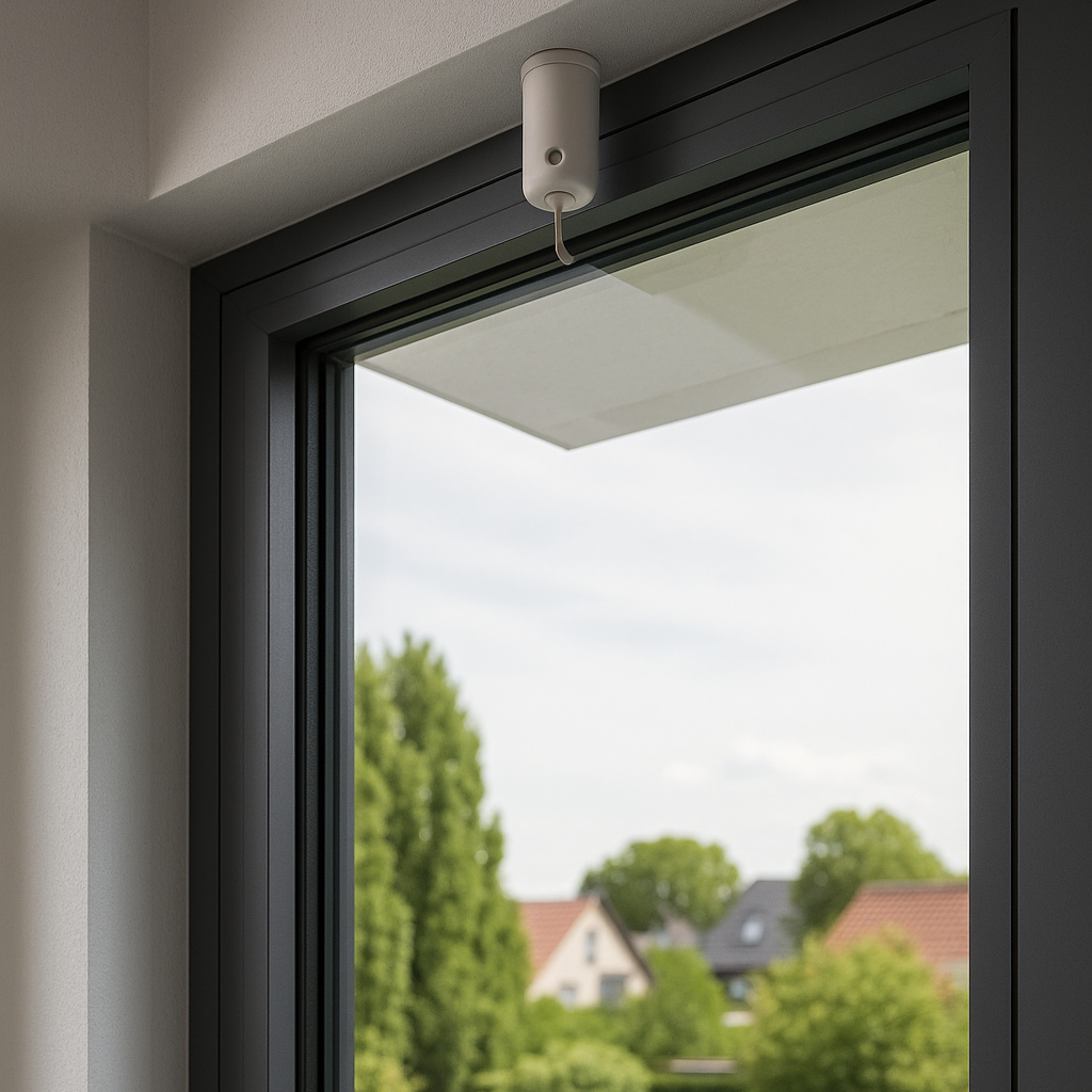 پنجره آلومینیومی با سنسورگرما