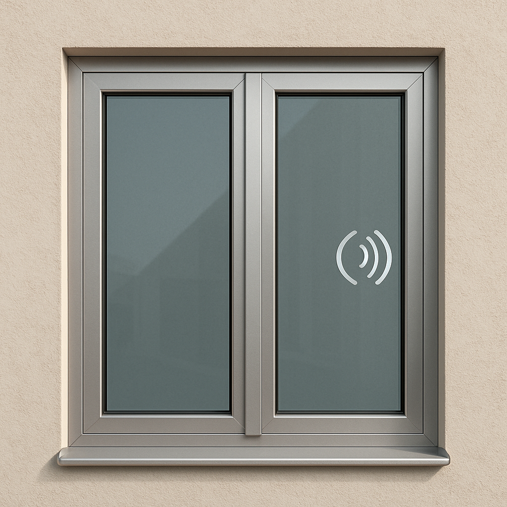 پنجره آلومینیومی با عایق صوتی