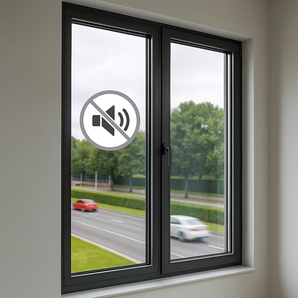 پنجره آلومینیومی با کنترل‌صدا